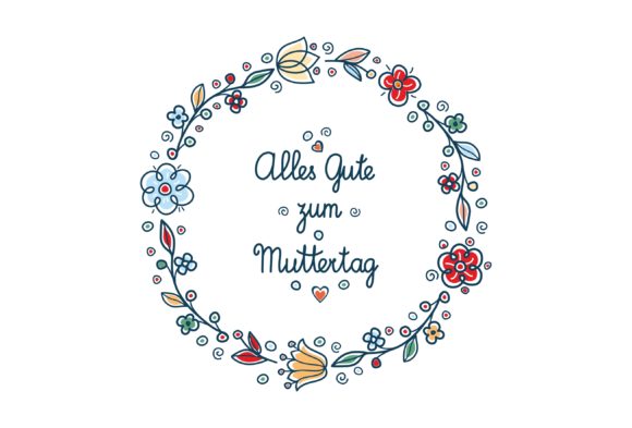 Download Happy Mother's Day Greeting Card in Deutsche - Mother Collection