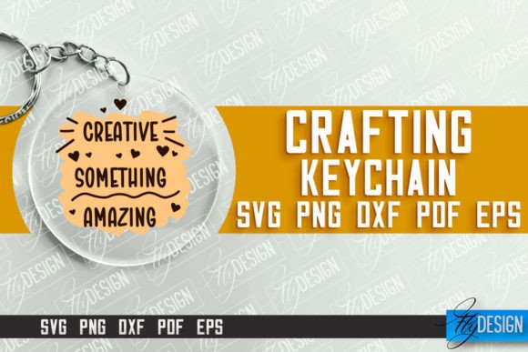 Download Crafting Keychain SVG Design | Craft SVG - Premium Resources
