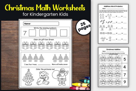 Download Christmas Math Worksheets December Theme - December Collection