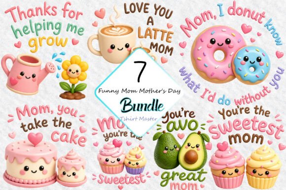 Download Funny Mom Mother's Day Mama Pun Bundle - Premium Bundle