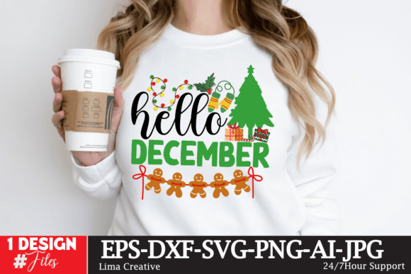 Download Hello December SVG DEsign - December Collection